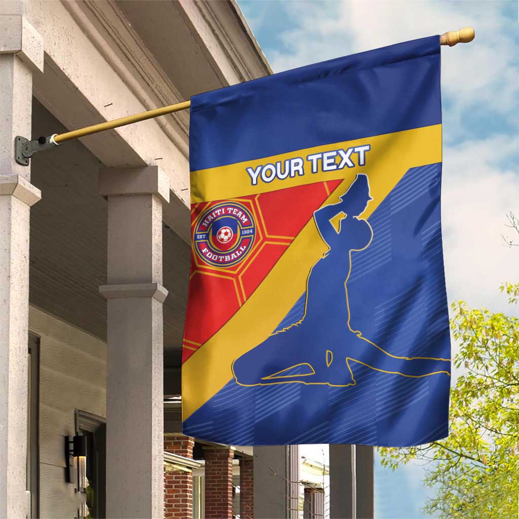 Custom Haiti Football Garden Flag Neg Marron Go Ayiti - Wonder Print Shop