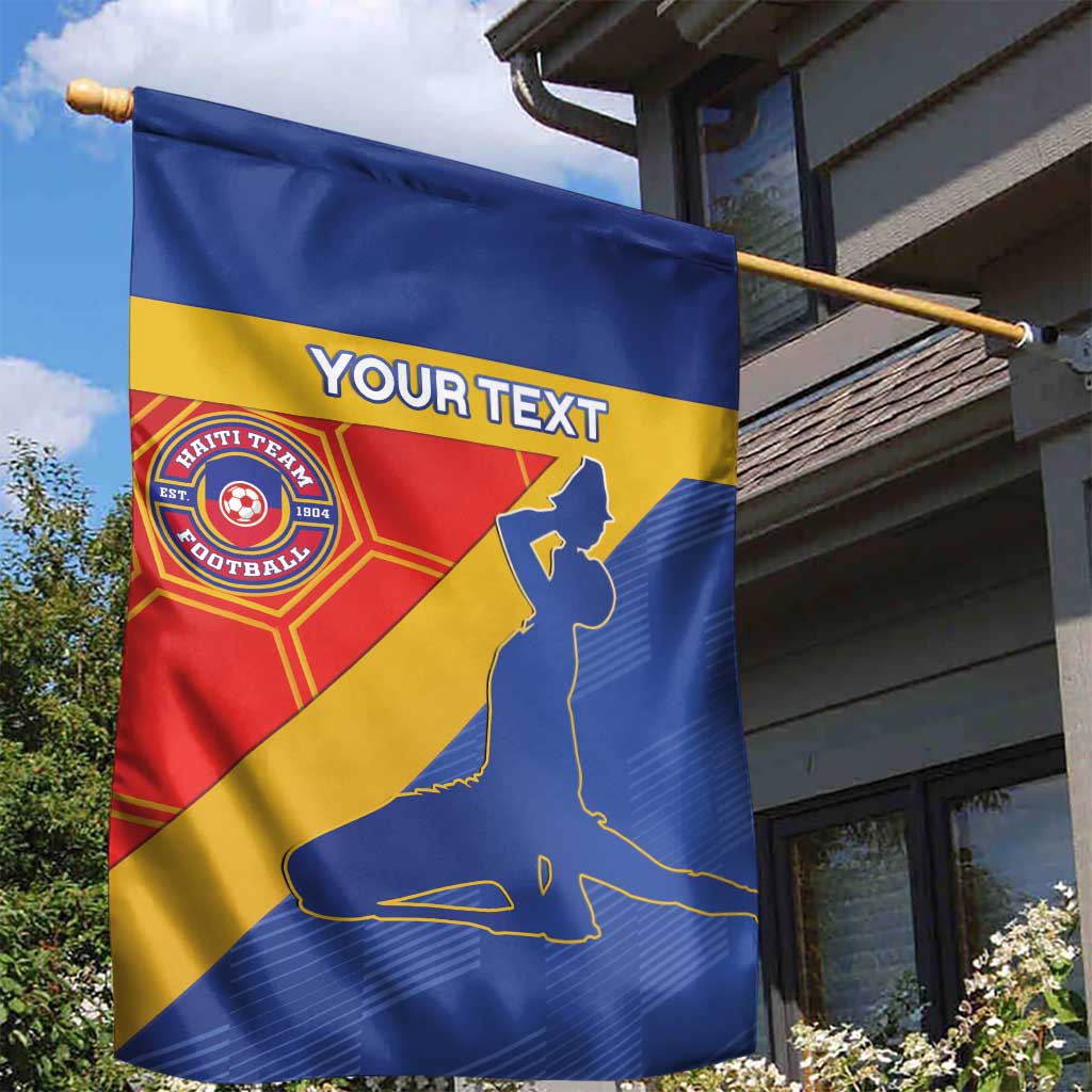 Custom Haiti Football Garden Flag Neg Marron Go Ayiti - Wonder Print Shop