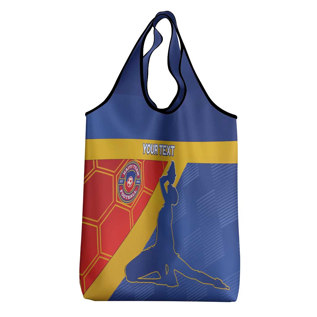 Custom Haiti Football Grocery Bag Neg Marron Go Ayiti