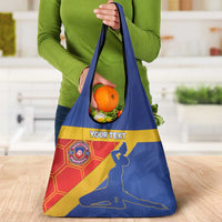 Custom Haiti Football Grocery Bag Neg Marron Go Ayiti