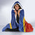 Custom Haiti Football Hooded Blanket Neg Marron Go Ayiti