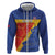 Custom Haiti Football Hoodie Neg Marron Go Ayiti - Wonder Print Shop