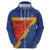 Custom Haiti Football Hoodie Neg Marron Go Ayiti - Wonder Print Shop