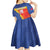 Custom Haiti Football Kid Short Sleeve Dress Neg Marron Go Ayiti - Wonder Print Shop