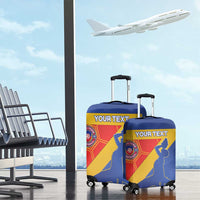 Custom Haiti Football Luggage Cover Neg Marron Go Ayiti - Wonder Print Shop