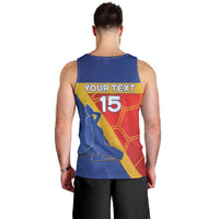 Custom Haiti Football Men Tank Top Neg Marron Go Ayiti - Wonder Print Shop