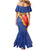 Custom Haiti Football Mermaid Dress Neg Marron Go Ayiti - Wonder Print Shop