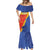 Custom Haiti Football Mermaid Dress Neg Marron Go Ayiti - Wonder Print Shop