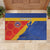Custom Haiti Football Rubber Doormat Neg Marron Go Ayiti - Wonder Print Shop