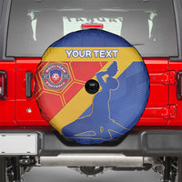 Custom Haiti Football Spare Tire Cover Neg Marron Go Ayiti - Wonder Print Shop