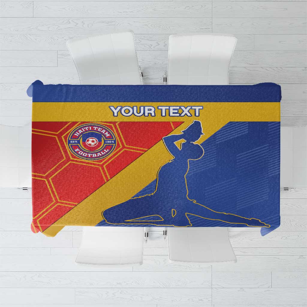 Custom Haiti Football Tablecloth Neg Marron Go Ayiti - Wonder Print Shop