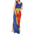 Custom Haiti Football Tank Maxi Dress Neg Marron Go Ayiti - Wonder Print Shop
