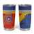 Custom Haiti Football Tumbler Cup Neg Marron Go Ayiti - Wonder Print Shop