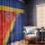Custom Haiti Football Window Curtain Neg Marron Go Ayiti - Wonder Print Shop