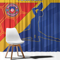 Custom Haiti Football Window Curtain Neg Marron Go Ayiti - Wonder Print Shop
