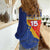Custom Haiti Football Women Casual Shirt Neg Marron Go Ayiti - Wonder Print Shop