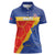 Custom Haiti Football Women Polo Shirt Neg Marron Go Ayiti - Wonder Print Shop