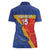 Custom Haiti Football Women Polo Shirt Neg Marron Go Ayiti - Wonder Print Shop