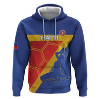 Custom Haiti Football Zip Hoodie Neg Marron Go Ayiti - Wonder Print Shop