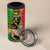 Personalised Ethiopia 4 in 1 Can Cooler Tumbler Lion Of Judah Mix African Pattern - Wonder Print Shop