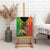 Personalised Ethiopia Canvas Wall Art Lion Of Judah Mix African Pattern - Wonder Print Shop