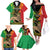 Personalised Ethiopia Family Matching Off The Shoulder Long Sleeve Dress and Hawaiian Shirt Lion Of Judah Mix African Pattern - Wonder Print Shop