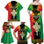 Personalised Ethiopia Family Matching Off Shoulder Maxi Dress and Hawaiian Shirt Lion Of Judah Mix African Pattern - Wonder Print Shop