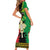 Personalised Ethiopia Family Matching Short Sleeve Bodycon Dress and Hawaiian Shirt Lion Of Judah Mix African Pattern - Wonder Print Shop