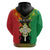 Personalised Ethiopia Hoodie Lion Of Judah Mix African Pattern - Wonder Print Shop
