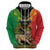Personalised Ethiopia Hoodie Lion Of Judah Mix African Pattern - Wonder Print Shop