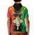 Personalised Ethiopia Kid Polo Shirt Lion Of Judah Mix African Pattern - Wonder Print Shop