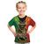 Personalised Ethiopia Kid T Shirt Lion Of Judah Mix African Pattern - Wonder Print Shop