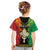 Personalised Ethiopia Kid T Shirt Lion Of Judah Mix African Pattern - Wonder Print Shop