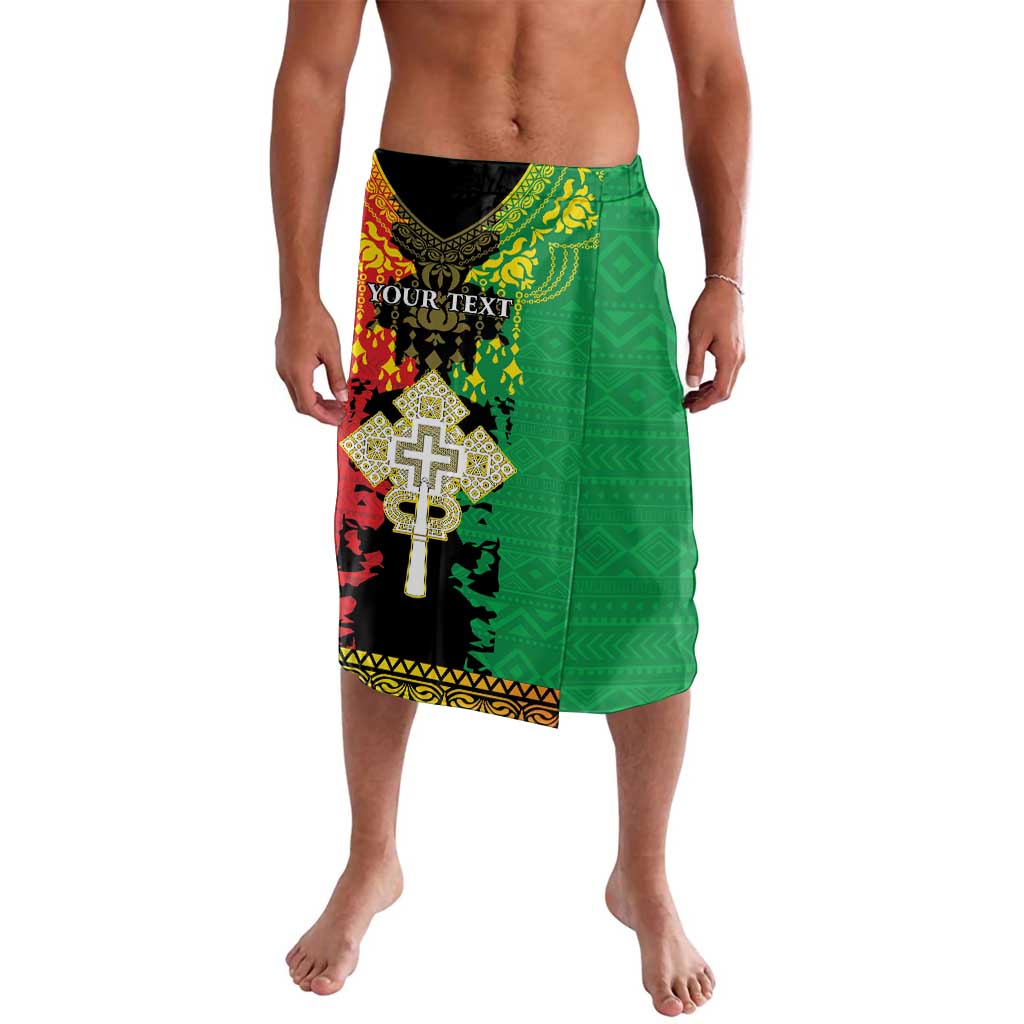 Personalised Ethiopia Lavalava Lion Of Judah Mix African Pattern - Wonder Print Shop