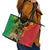 Personalised Ethiopia Leather Tote Bag Lion Of Judah Mix African Pattern - Wonder Print Shop