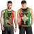 Personalised Ethiopia Men Tank Top Lion Of Judah Mix African Pattern - Wonder Print Shop