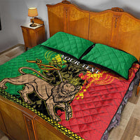 Personalised Ethiopia Quilt Bed Set Lion Of Judah Mix African Pattern - Wonder Print Shop