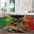 Personalised Ethiopia Round Carpet Lion Of Judah Mix African Pattern