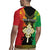Personalised Ethiopia Rugby Jersey Lion Of Judah Mix African Pattern - Wonder Print Shop