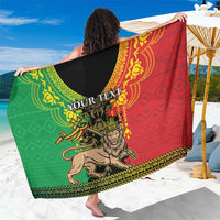 Personalised Ethiopia Sarong Lion Of Judah Mix African Pattern - Wonder Print Shop