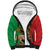 Personalised Ethiopia Sherpa Hoodie Lion Of Judah Mix African Pattern - Wonder Print Shop