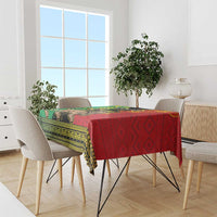 Personalised Ethiopia Tablecloth Lion Of Judah Mix African Pattern - Wonder Print Shop
