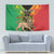 Personalised Ethiopia Tapestry Lion Of Judah Mix African Pattern - Wonder Print Shop