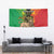 Personalised Ethiopia Tapestry Lion Of Judah Mix African Pattern - Wonder Print Shop