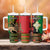 Personalised Ethiopia Tumbler With Handle Lion Of Judah Mix African Pattern - Wonder Print Shop