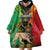 Personalised Ethiopia Wearable Blanket Hoodie Lion Of Judah Mix African Pattern - Wonder Print Shop