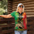 Personalised Ethiopia Women Polo Shirt Lion Of Judah Mix African Pattern - Wonder Print Shop
