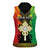 Personalised Ethiopia Women Sleeveless Polo Shirt Lion Of Judah Mix African Pattern - Wonder Print Shop