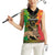 Personalised Ethiopia Women Sleeveless Polo Shirt Lion Of Judah Mix African Pattern - Wonder Print Shop