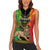 Personalised Ethiopia Women Sleeveless Polo Shirt Lion Of Judah Mix African Pattern - Wonder Print Shop